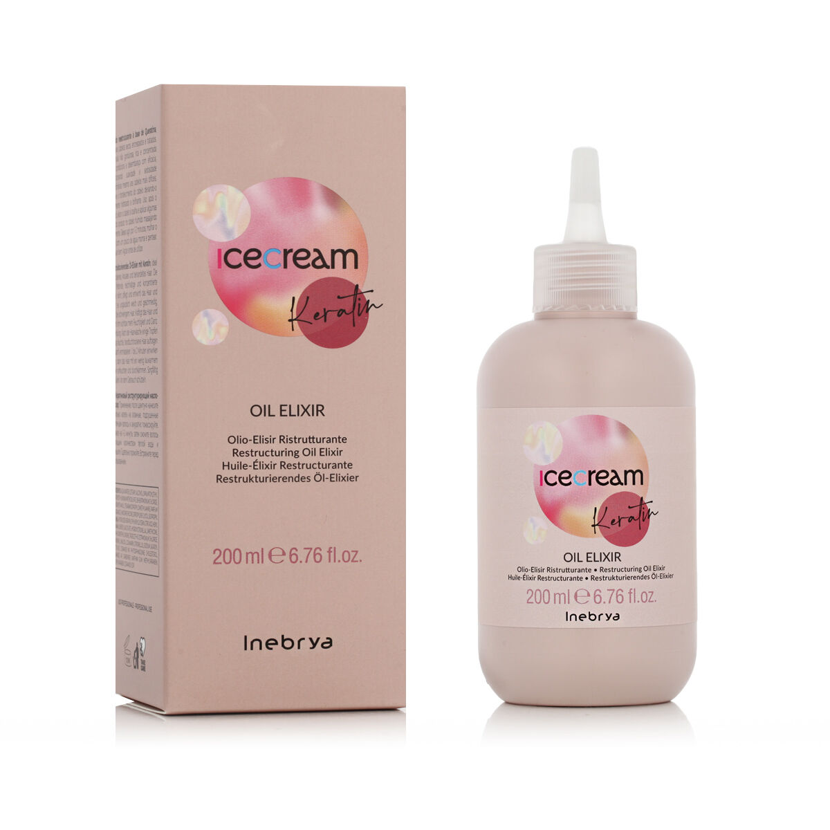 Hårolie Inebrya Ice Cream Keratin 200 ml